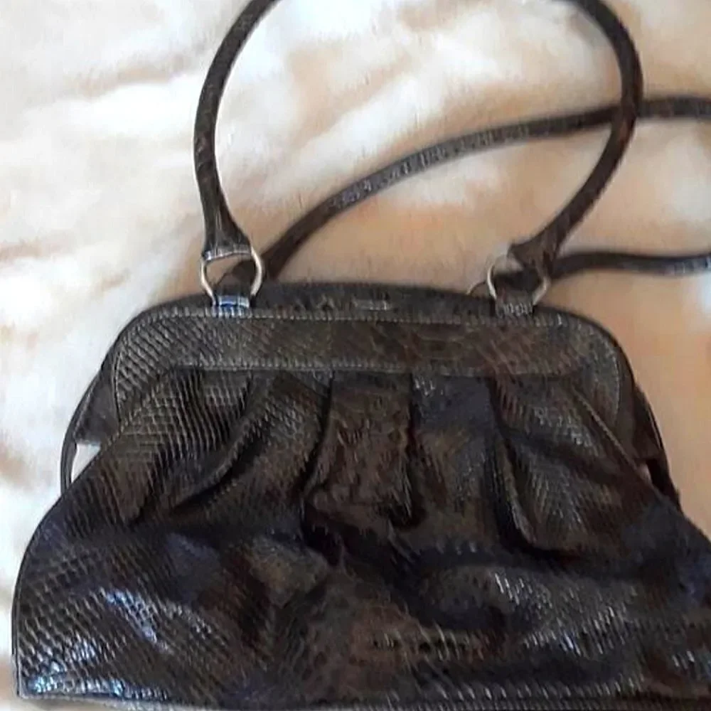 Faux Snake Skin Shoulder Bag NWOT